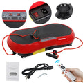 Vibration Plate Exercise Machine for Full Body Workouts with Bluetooth Connectivity - Red