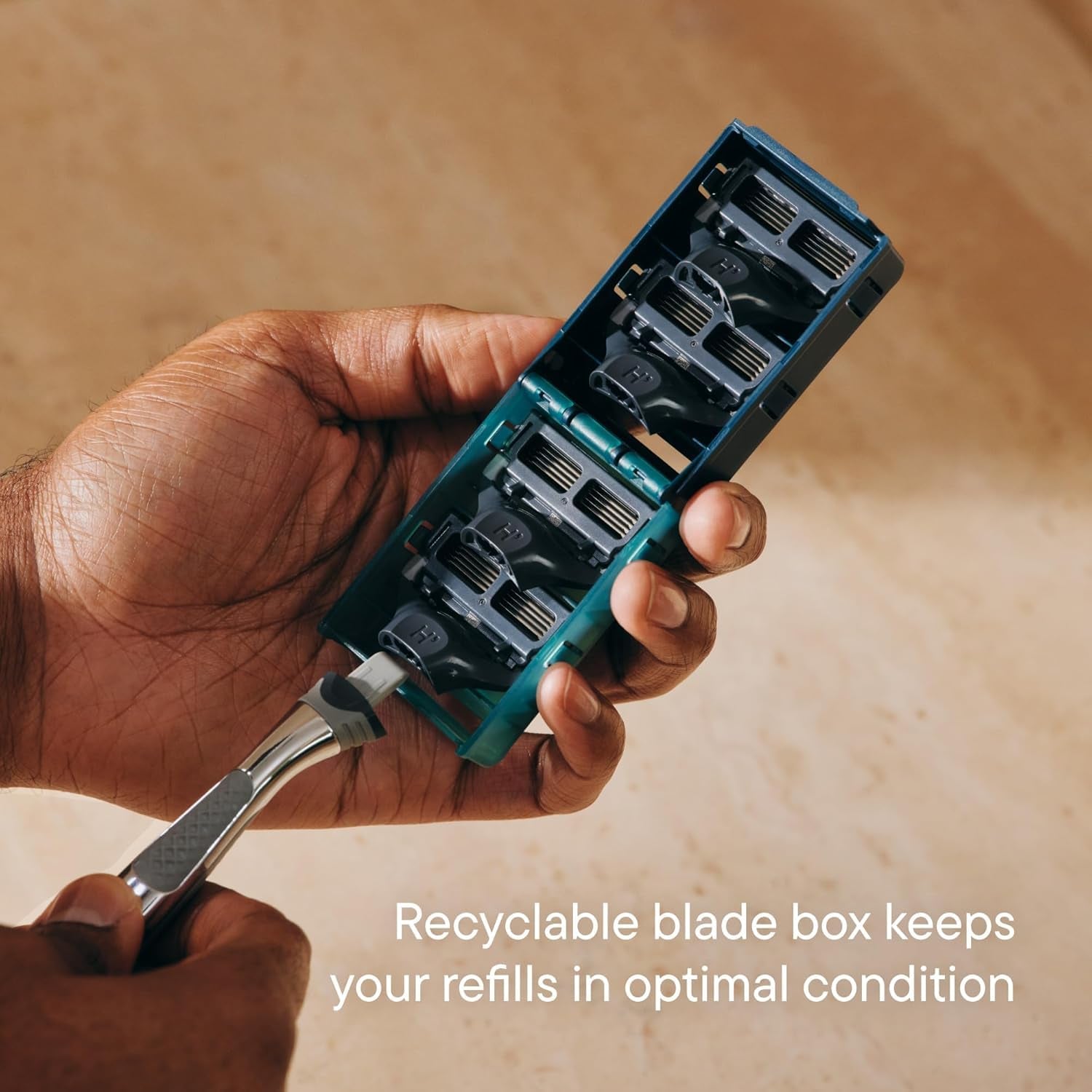 Harry'S Original Razor Blades for Men - 14 Count - Premium Razor Blade Refill Cartridges - German Engineered