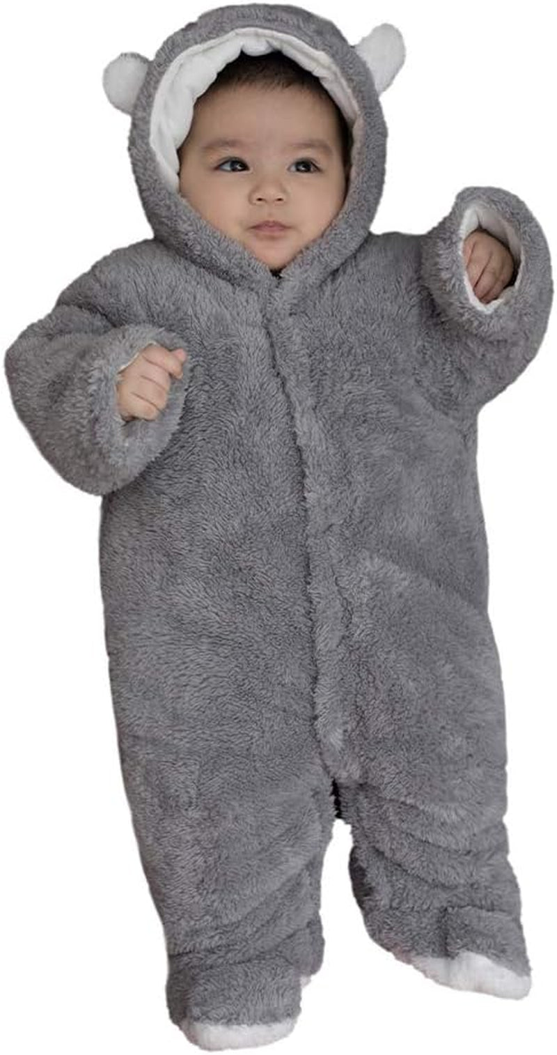 XMWEALTHY Unisex Baby Clothes Winter Coats Cute Newborn Infant Jumpsuit Snowsuit Bodysuits Registry for Baby Essentials Stuff