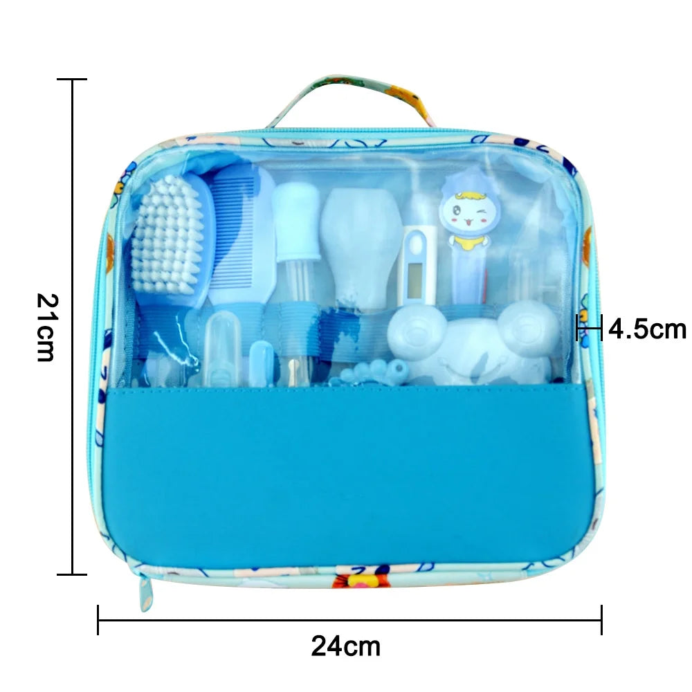 Baby Healthcare Nursery Care Kit Toddler Nail Clippers Medicine Dispenser Infant Comb Brush Baby Registry Gift