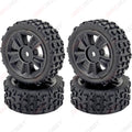 MJX Hyper Go 14301/14302/14303 RC Car Accessories - Rubber TPR Glued Road Wheels with Sponge for 1/14 Scale Drift Performance