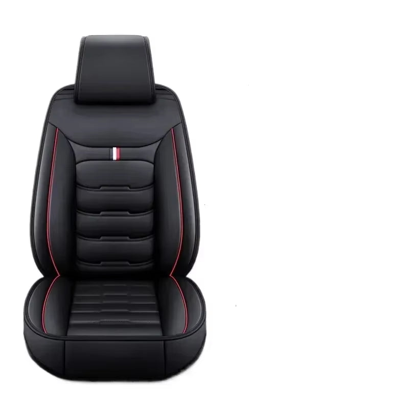 Auto Set Car Seat Covers PU Leather Signle Front Split Protector Four Season Universal Fit Most Car SUV Car Accessories