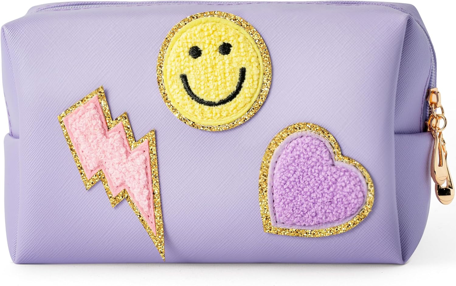 Lietoi Preppy Pink Waterproof Toiletry Bag - Stylish Portable Makeup Organizer for Women & Girls, Perfect Gift!