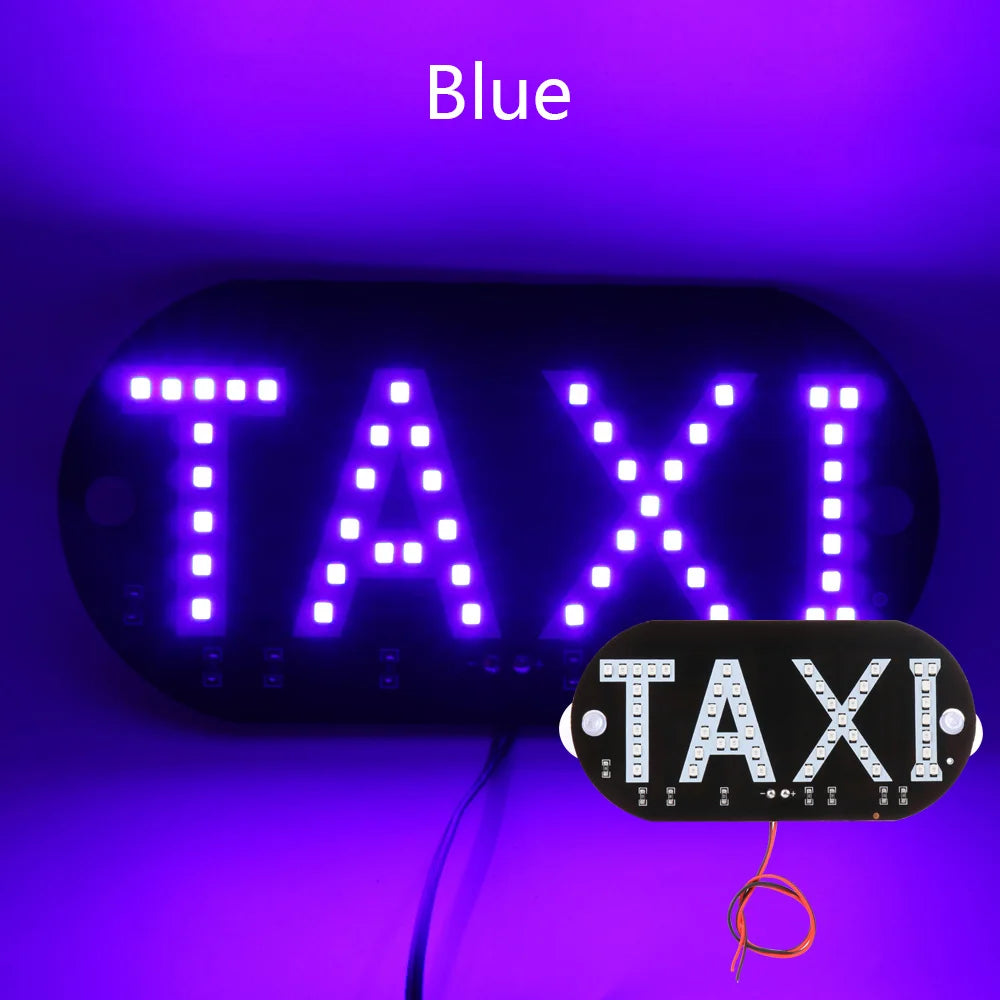 LED Taxi Light With/Without Switch 45SMD 2835 Car Signal Lamp Cab Indicator Light Panel Signal Beacon Windscreen Car Accessory