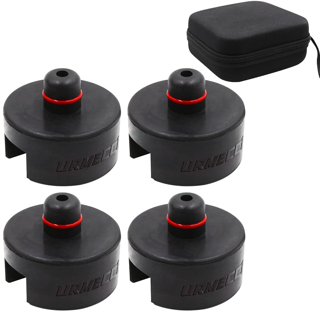 Dual-Use Car Rubber Pad Fits Lifting Jack & Jack Stand Adapter for Tesla Model 3 S X Y Tire Repair Tool Accessories Storage Box