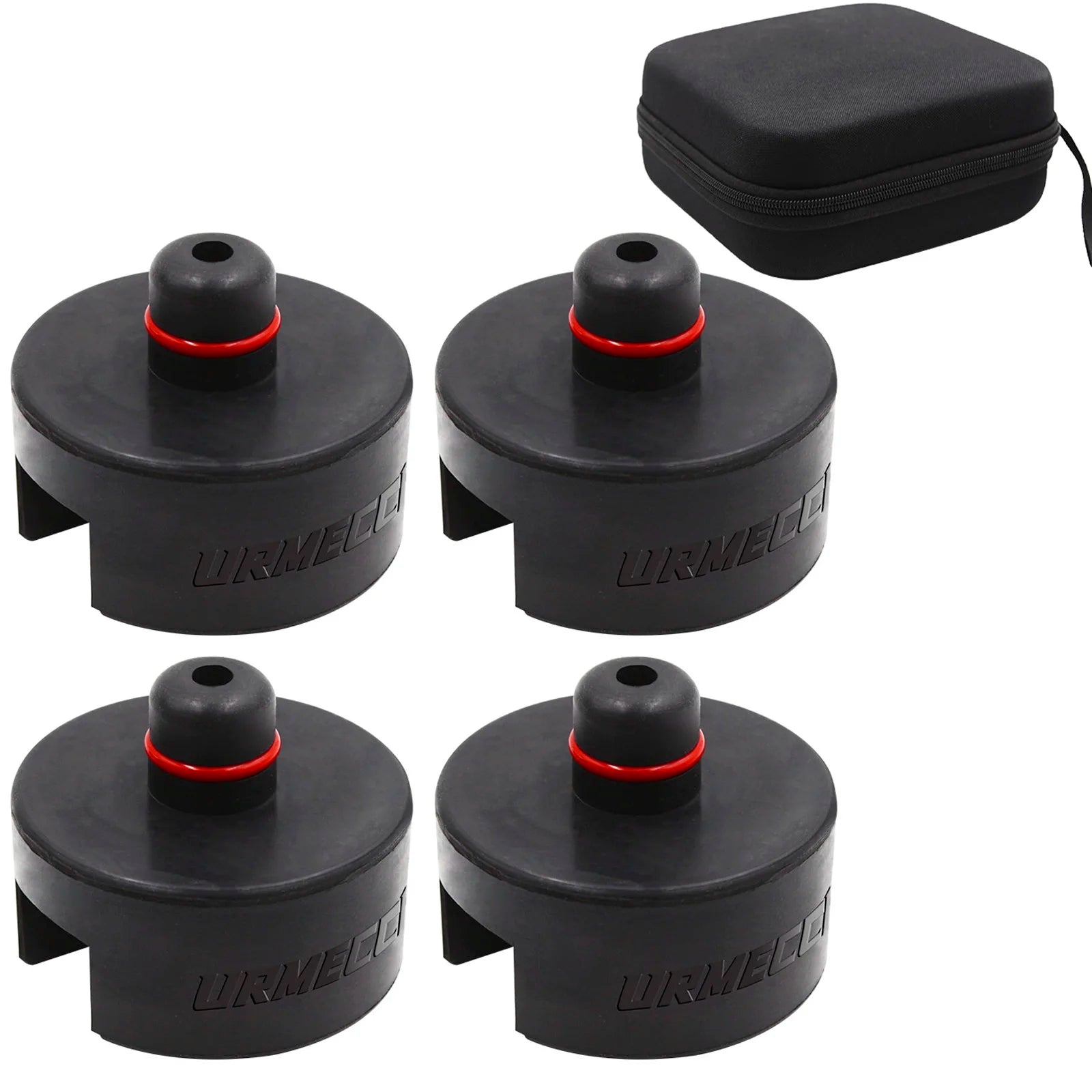 Dual-Use Car Rubber Pad Fits Lifting Jack & Jack Stand Adapter for Tesla Model 3 S X Y Tire Repair Tool Accessories Storage Box