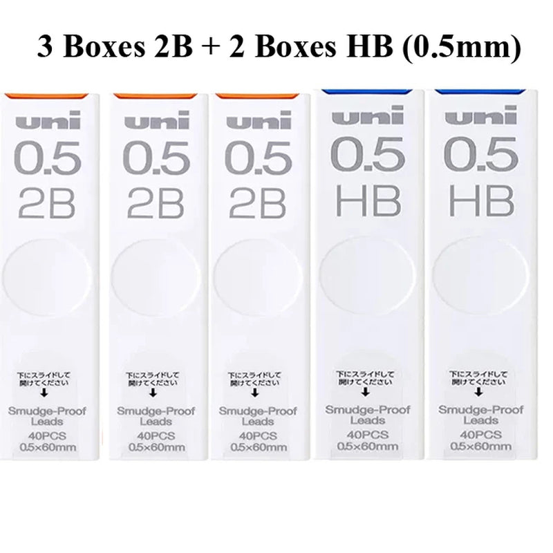 UNI KURUTOGA Mechanical Pencil M5-452 Creative Writing Continuous Sketch 0.5Mm Lead Automatic Rotating Mechanical Pencil