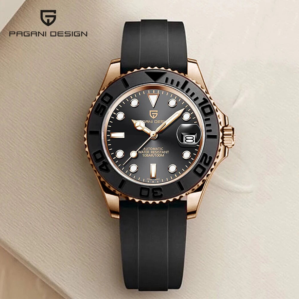 PAGANI DESIGN Top Brand Sports Men Mechanical Wristwatch Sapphire Luxury Automatic Watch Men'S Stainless Steel Waterproof Clock