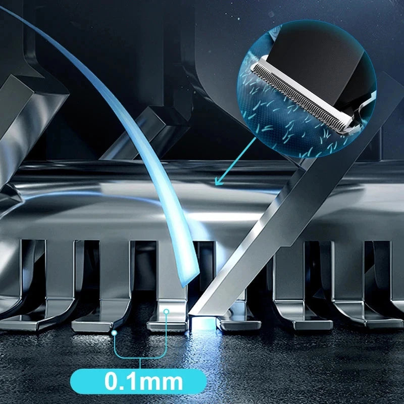 NEW 2026 Design of Adjustable Cutter Head with USB Charging for Electric Hair Clipper Hair and Beard Trimming