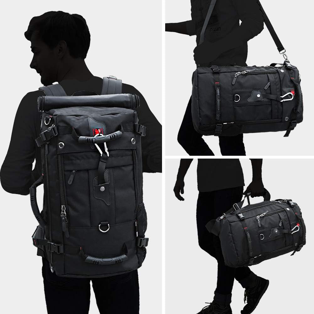 KAKA 35L Travel Backpack & Duffle Bag - Durable Convertible Design for 15.6" Laptops - Perfect for Men & Women