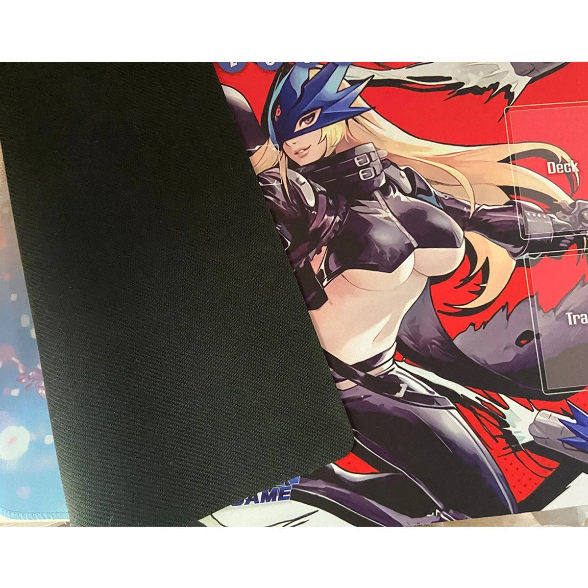 Sakuyamon Digimon Playmat for DTCG and CCG - Premium Gaming Mat and Desk Pad with Free Carry Bag