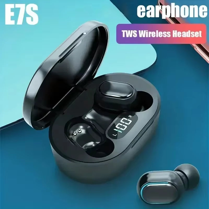 Bluetooth Wireless Headphones E7S TWS - Waterproof Sports Earphones with Control for Smartphones and Gaming Accessories