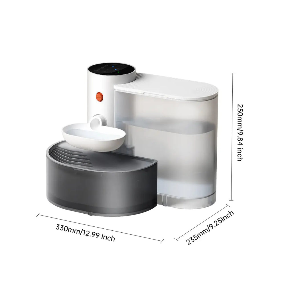 Smart Self-Refilling Pet Water Fountain and Automatic Feeder for Small Dogs and Cats - Cozyvibes Petlife