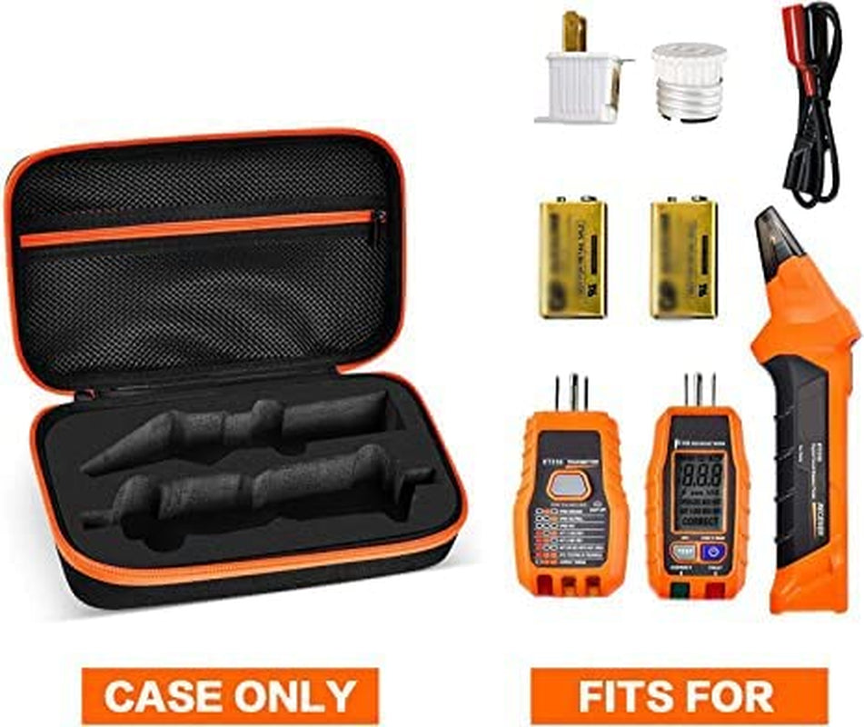 Premium Hard Storage Case for Klein ET310 Circuit Breaker Finder, 80016 Outlet Repair Kit & RT250 GFCI Tester - Perfect Organizer!