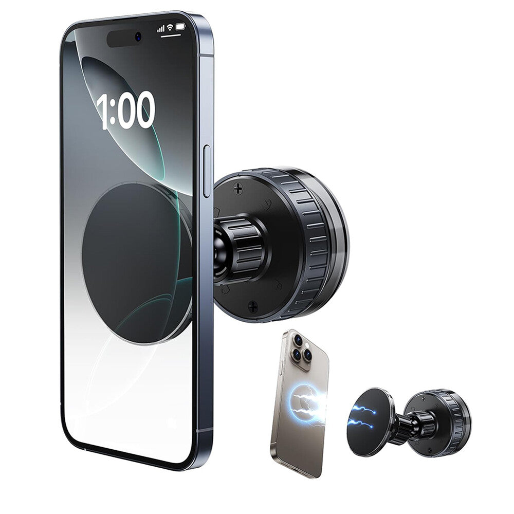 Magnetic Vacuum Car Phone Holder and Wall/Table Mount for MagSafe Compatibility