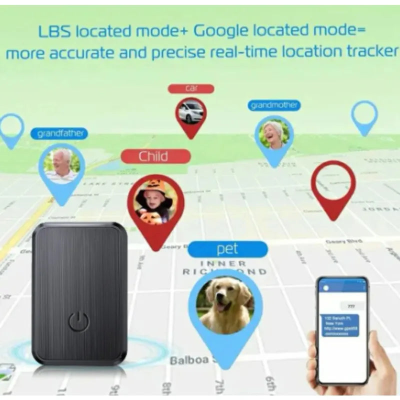 Mini GF-08 Magnetic GPS Car Tracker Real-Time Tracking Anti-Theft SIM Card Message Locator GPS Tracker Anti-Lost Locator