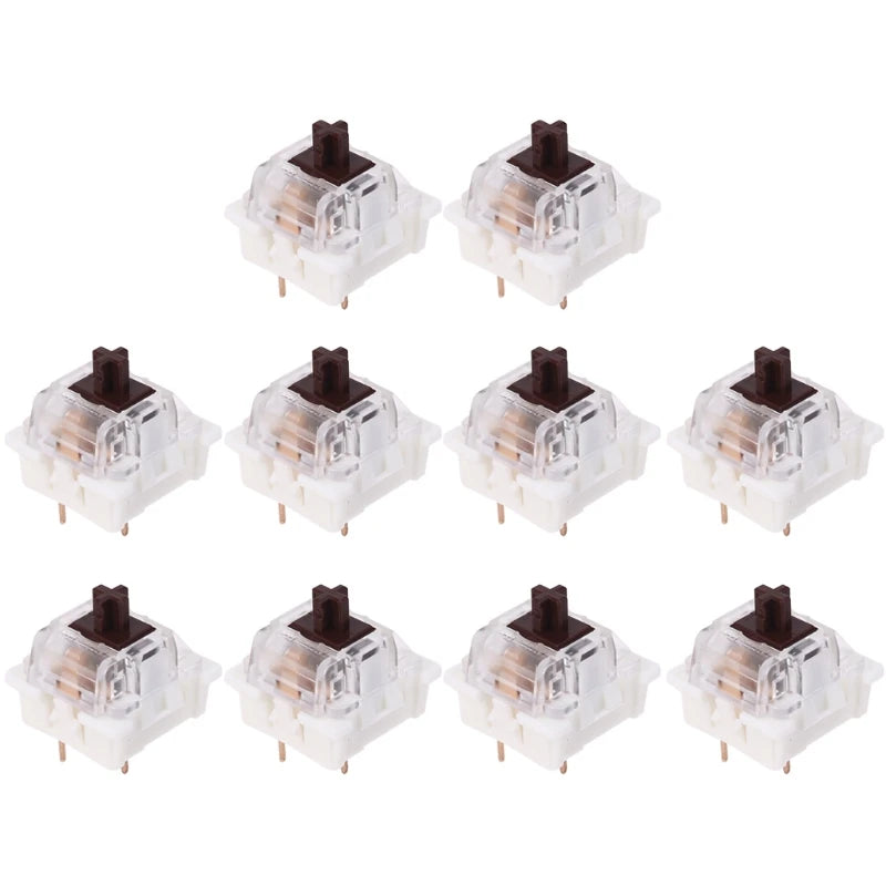 10 Pieces Keyboard Replacement Parts Compatible for Cherry MX Gateron Mechanical Keyboard LED Switches 3Pin Durable