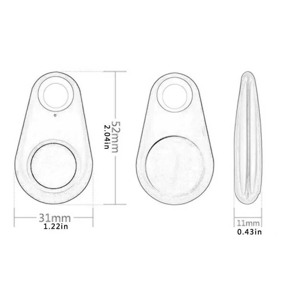 Smart Tracker Mini Pet Tracker Bluetooth Gps Car Key Anti-Lost Alarm Key Life Items Lost Retrieve