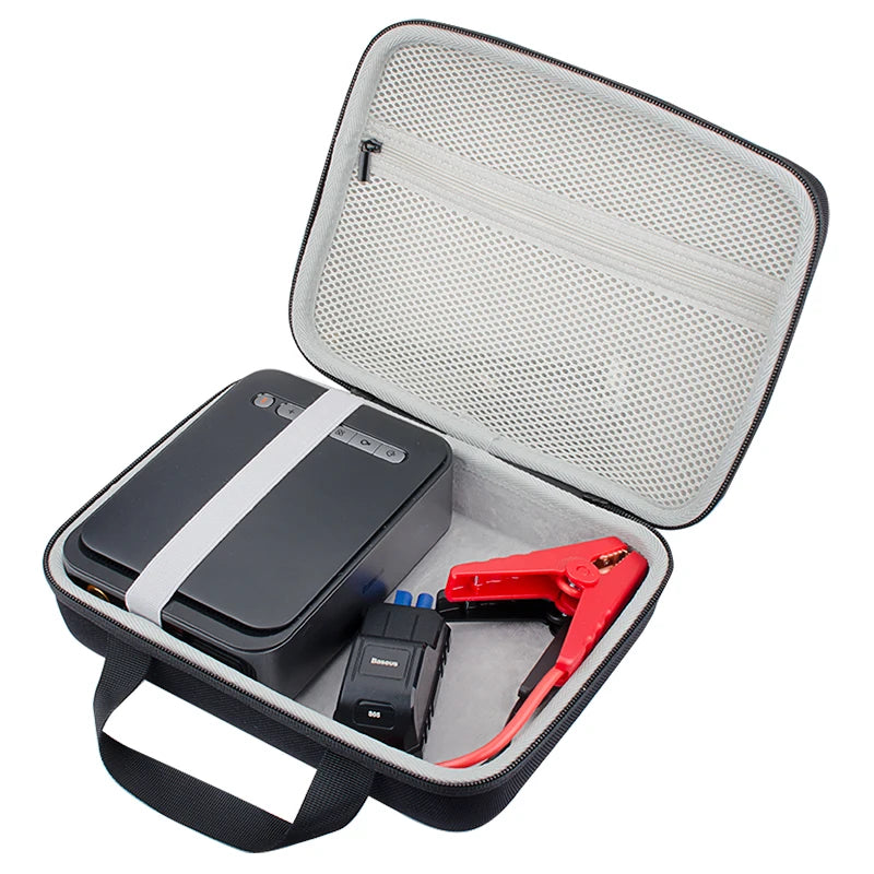 ZOPRORE Hard EVA Travel Case for Baseus 2 in 1 Car Jump Starter Power Bank Air Compressor Inflator Pump 1000A Portable Bag