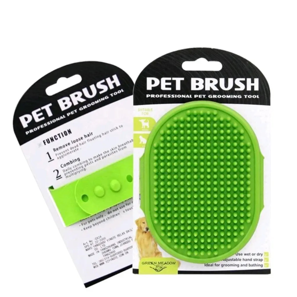 Pet Grooming Bath Brush for Hair Removal in Dogs and Cats