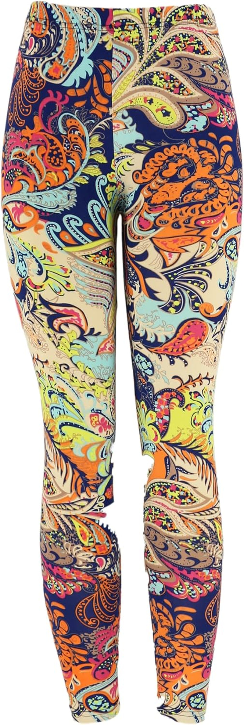 Boutique4Divas Kmystic Women'S Cotton Blend Basic Workout Fun Printed Leggings
