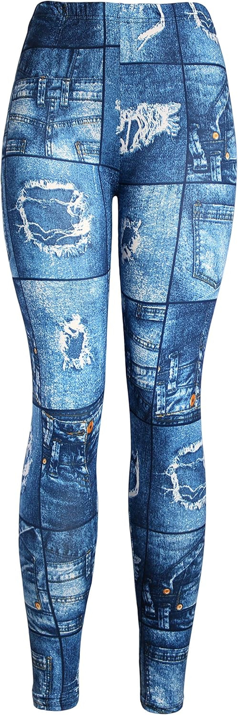 Boutique4Divas Kmystic Women'S Cotton Blend Basic Workout Fun Printed Leggings