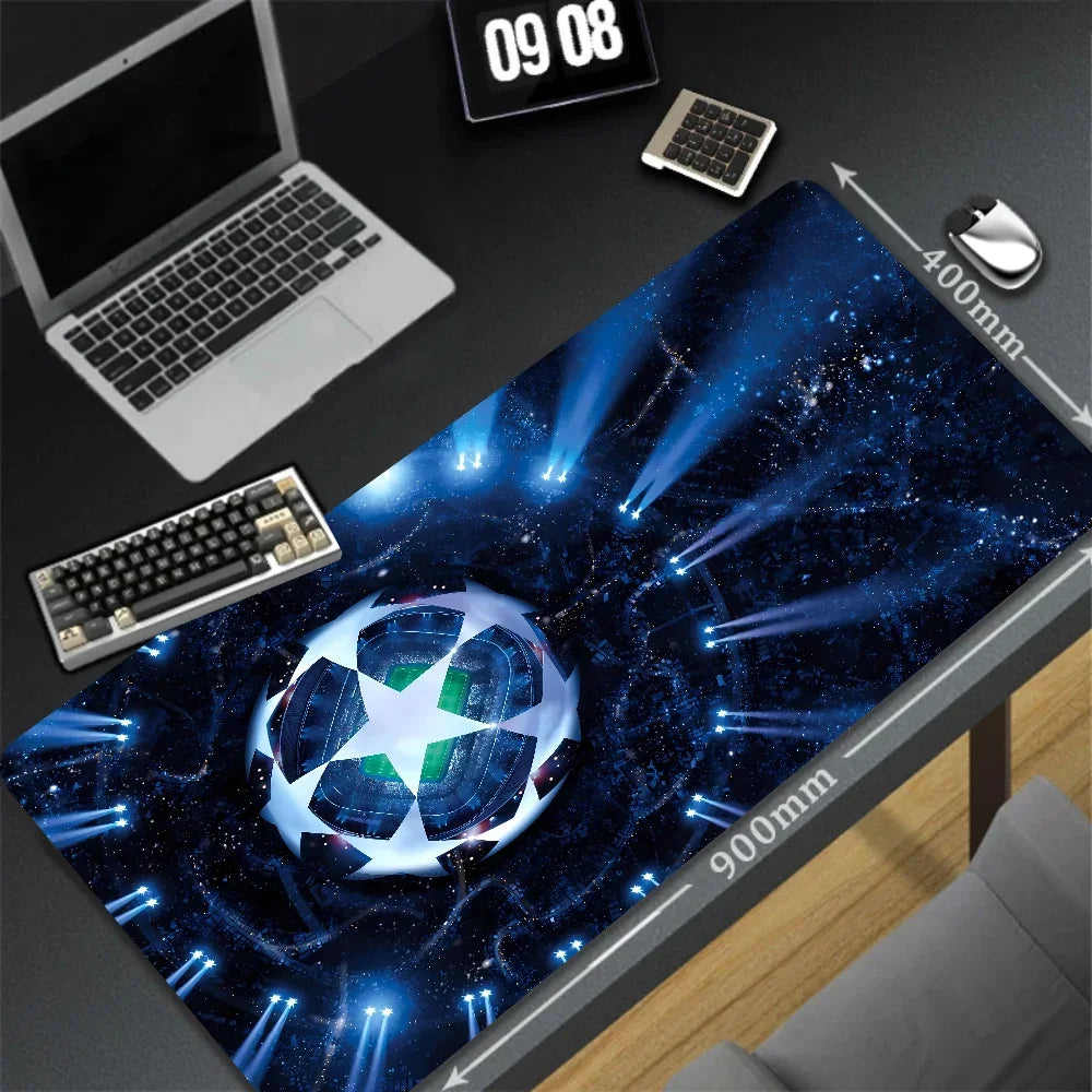 Large Anime Football Cartoon Mouse Pad - Custom Non-Slip Desk Mat for PC Gaming and Keyboard Use