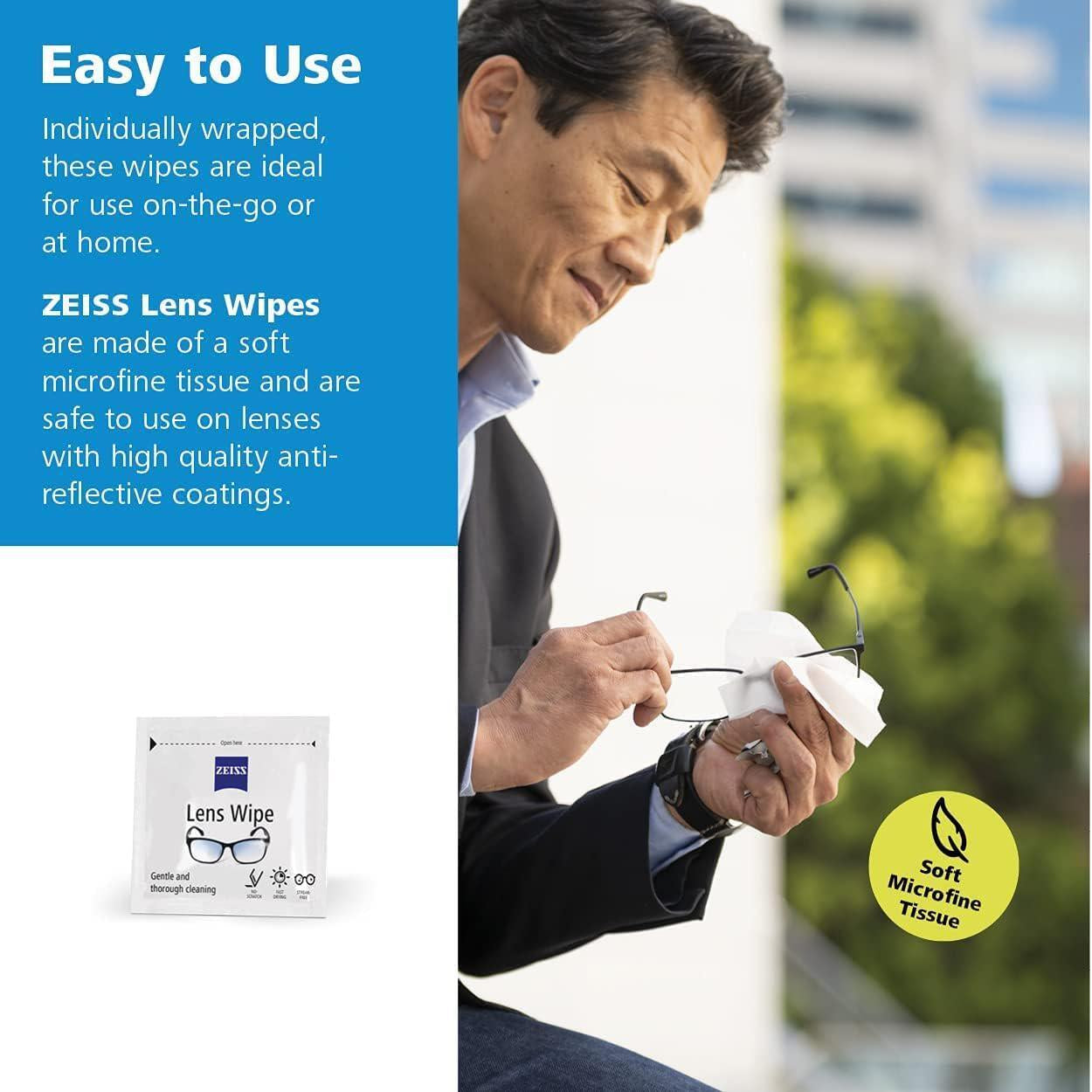 Lens Cleaning Wipes, Pre-Moistened, 600 Count