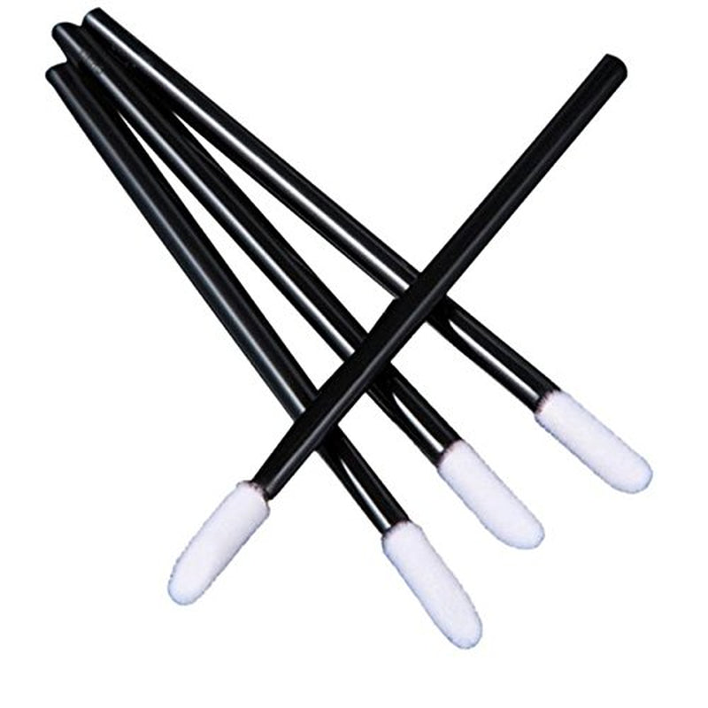 500 Pcs Disposable Lip Brushes - Professional Makeup Applicators for Lipstick & Lip Gloss (Black)