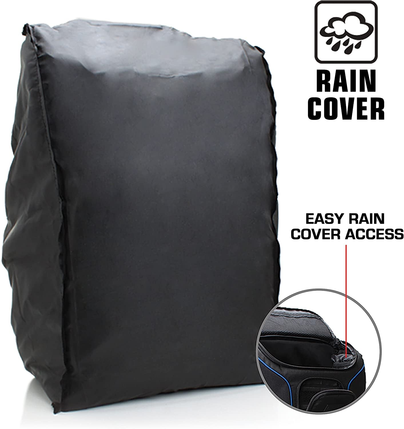 USA Gear Camera Backpack for Photographers Dslr/Slr/Mirrorless Camera Bag with Laptop Slot, Rain Cover, Tripod Holder