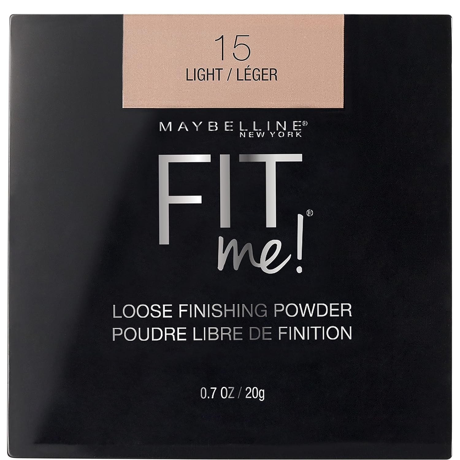 Maybelline Fit Me Loose Setting Powder - Lightweight Face Makeup & Finishing Powder in Light Medium - Flawless Finish, 1 Count