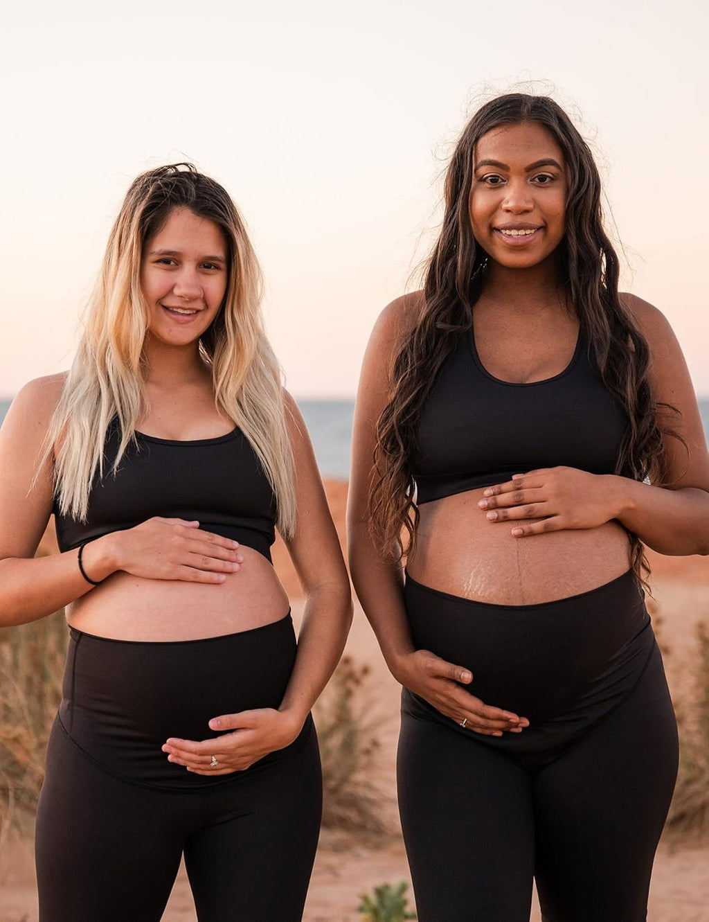BONVIGOR Women'S Maternity Leggings over the Belly Pregnancy Workout Leggings Full Length Pregnant Active Wear Yoga Pants