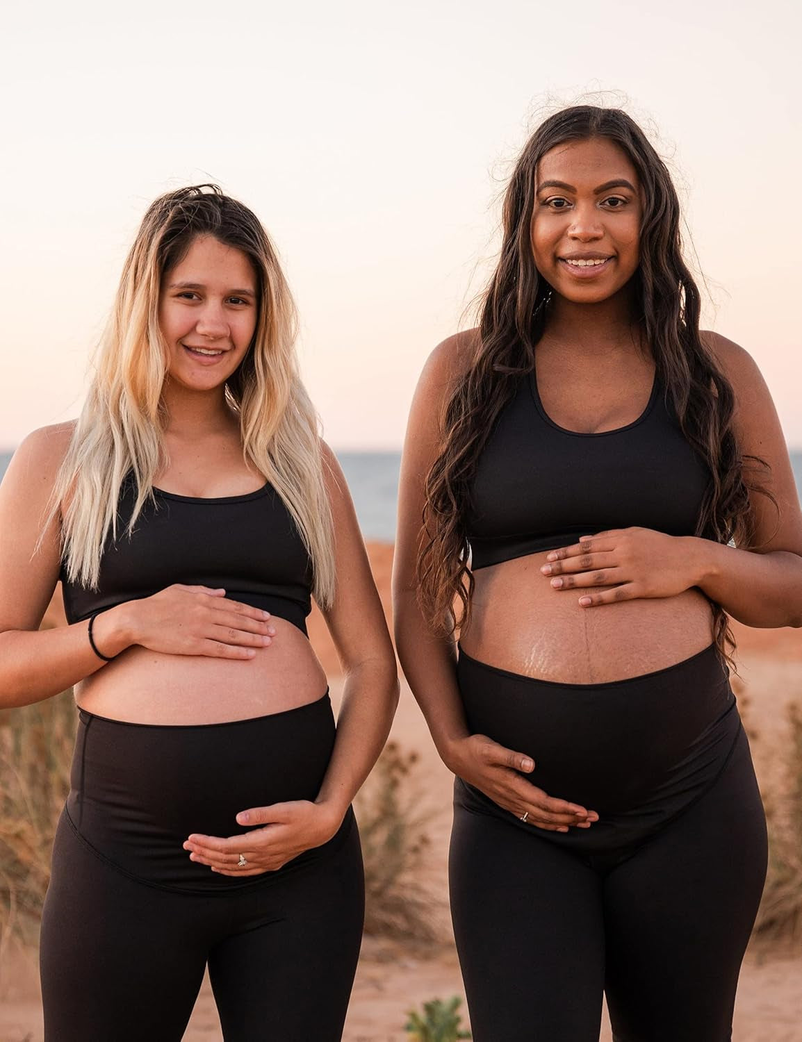 BONVIGOR Women'S Maternity Leggings over the Belly Pregnancy Workout Leggings Full Length Pregnant Active Wear Yoga Pants