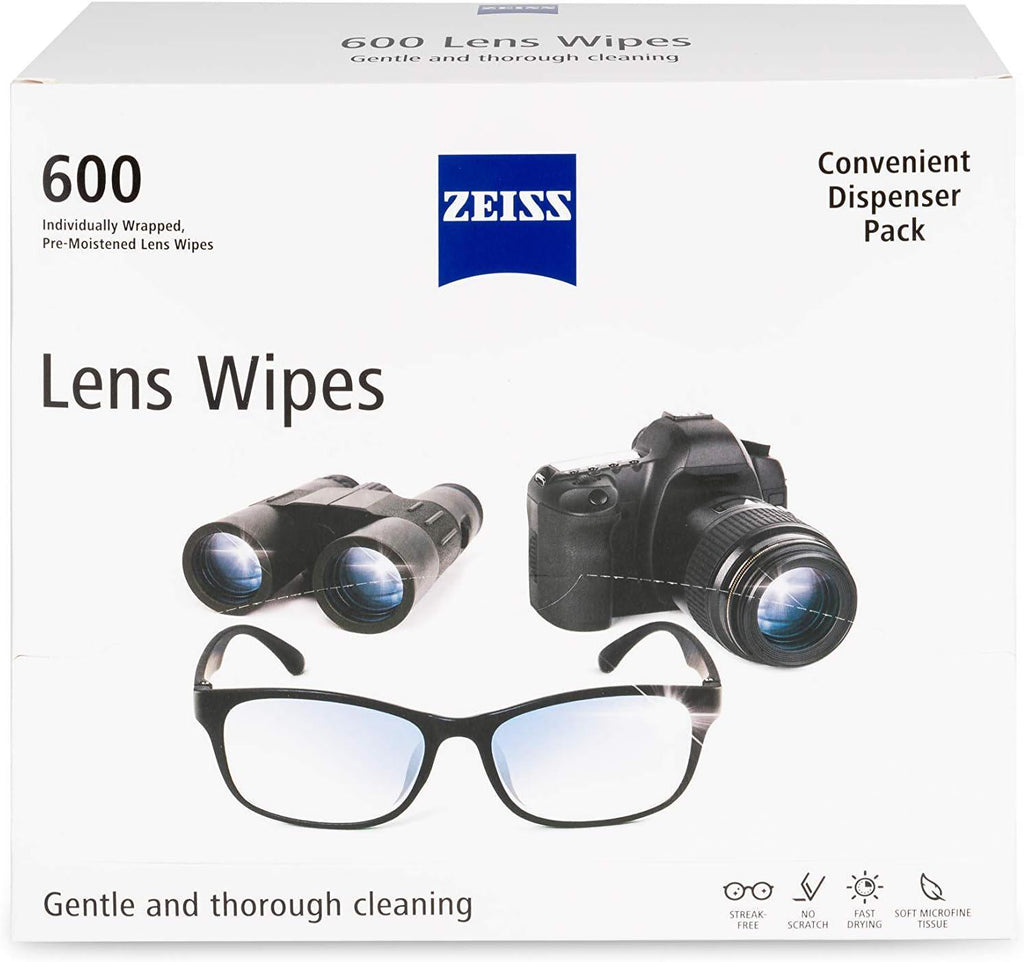 Lens Cleaning Wipes, Pre-Moistened, 600 Count