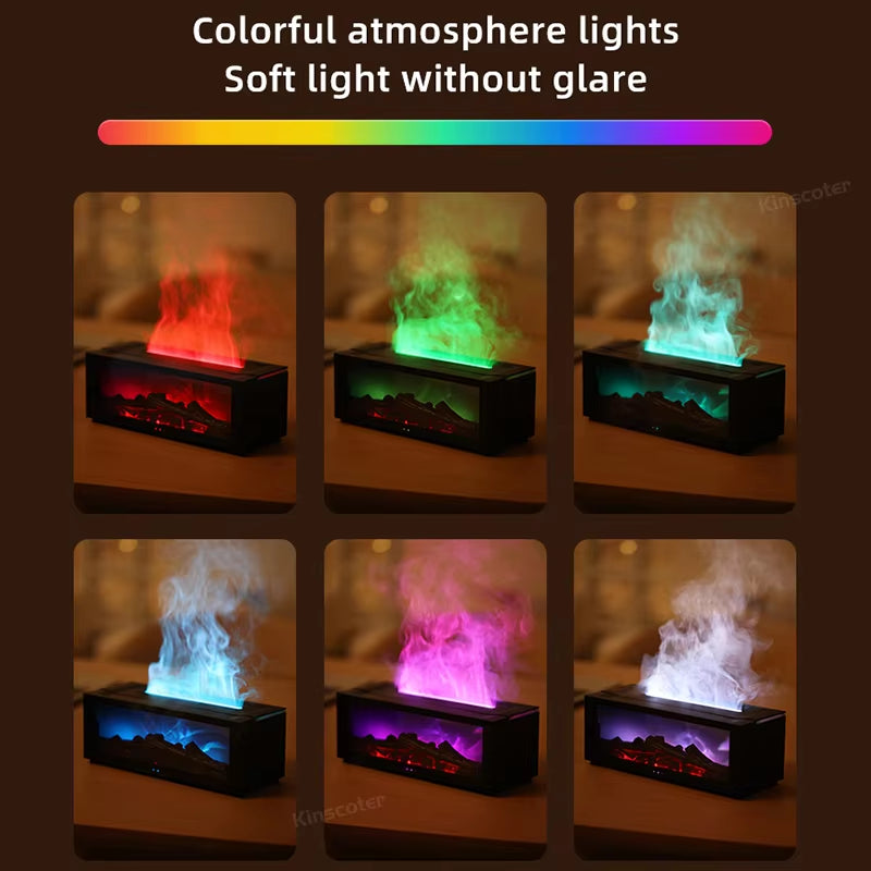Elegant Waterless Essential Oil Diffuser & Humidifier with LED Light and Remote Control - Perfect Home Gift!