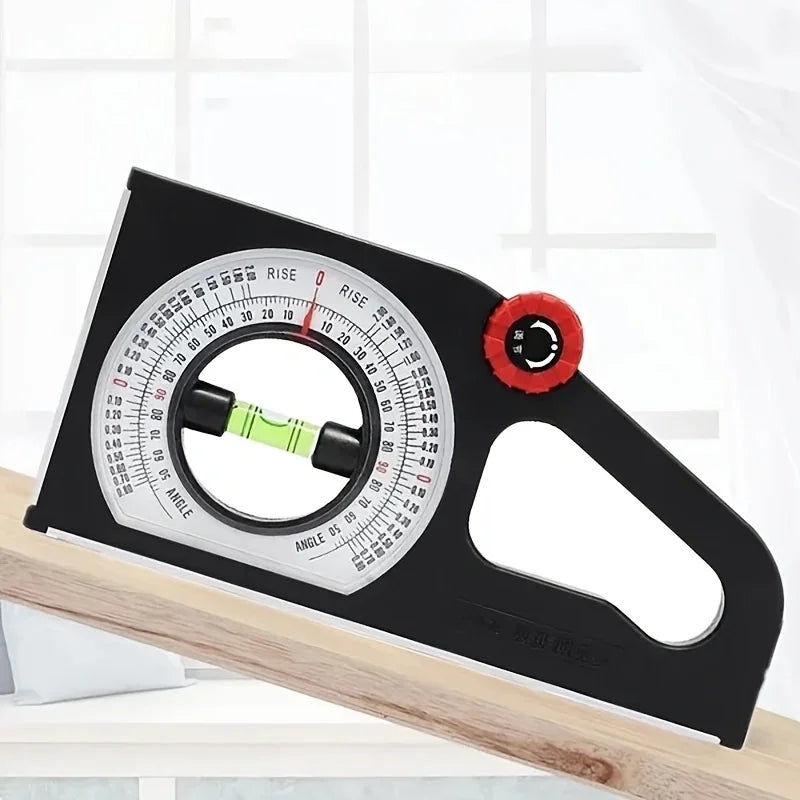 1PC Portable Mechanical Angle Slope Measuring Instrument Magnetic Level Bubble Inclinometer Protractor Slope Ruler Level