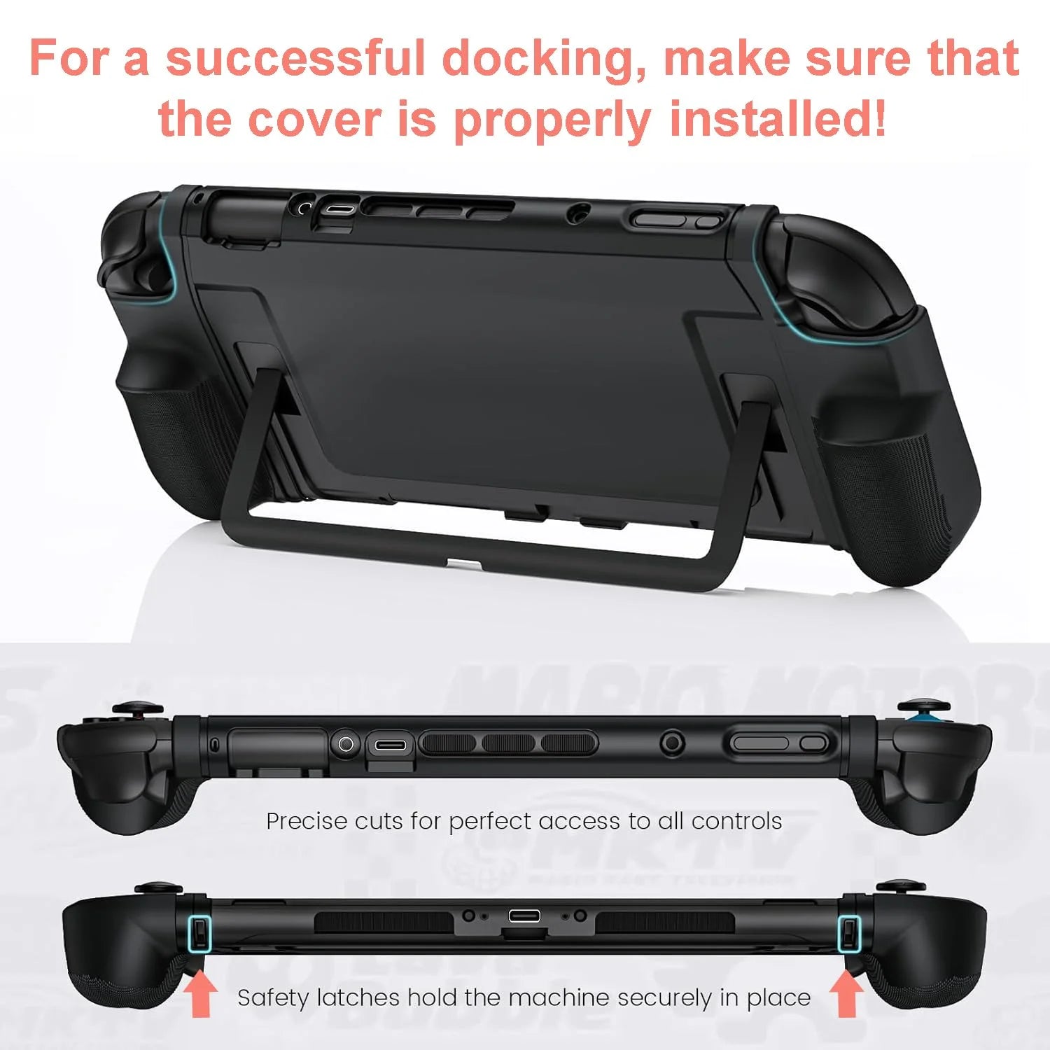 TPU Protective Case with Enhanced Grip for Switch 2 Games Console - Anti-Slip Handle Cover and Accessories
