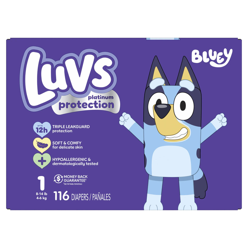 Platinum Protection Baby Diapers Size 1, 116 Count (Select for More Options)