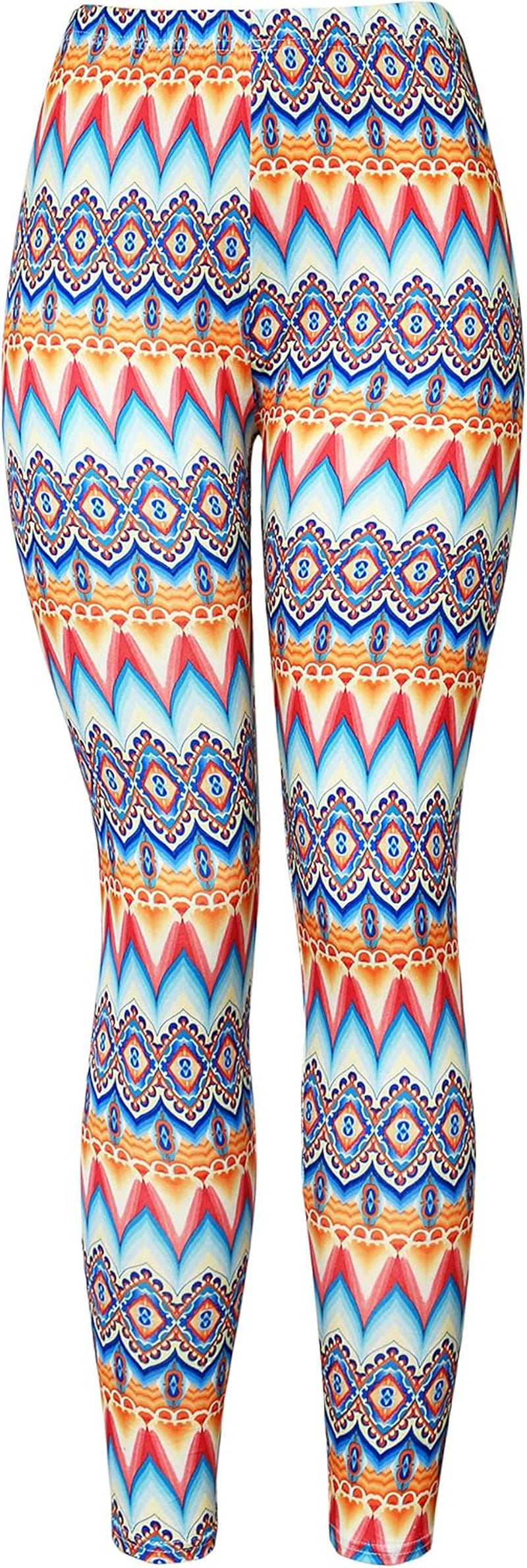 Boutique4Divas Kmystic Women'S Cotton Blend Basic Workout Fun Printed Leggings