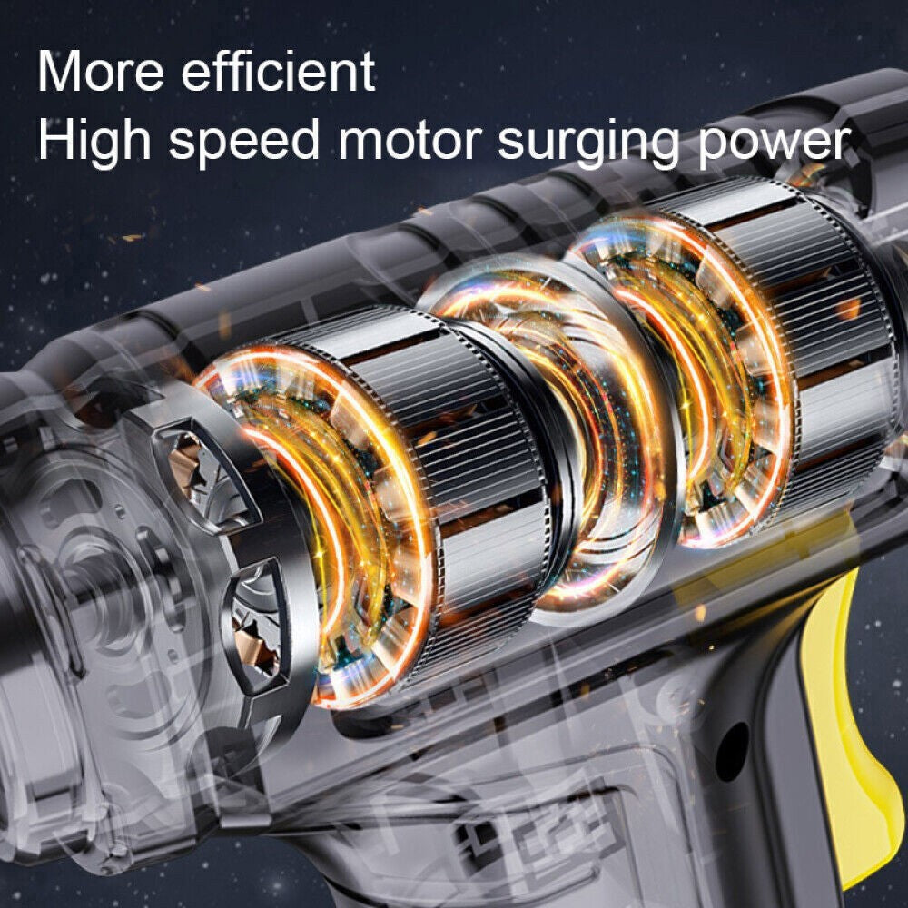 Car Air Compressor USB Rechargeable Cordless Tire Inflator Portable Air Pump