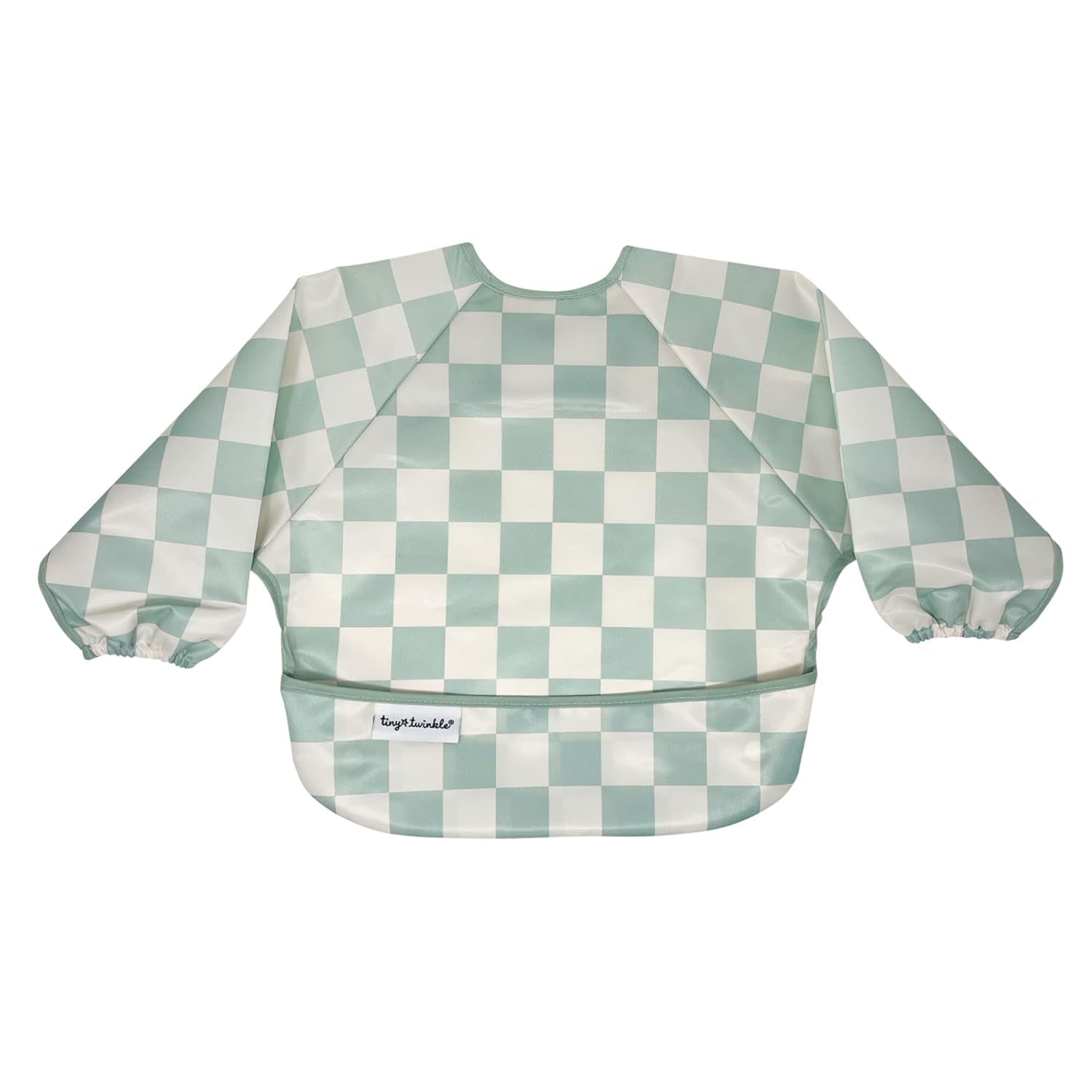 Tiny Twinkle Long Sleeve Bib for Babies & Toddlers | Waterproof Smock Bib for Eating | Machine Washable & Mess-Proof Feeding Essentials | Newborn Shower Gift (Dinosaur, 2-4Y)