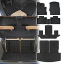All-Weather Floor Mats & Cargo Liner for 2020-2026 Ford Explorer 6-Seater - Includes Upgraded Trunk Mat & Backrest Mat - Perfect 2025 Explorer Accessories