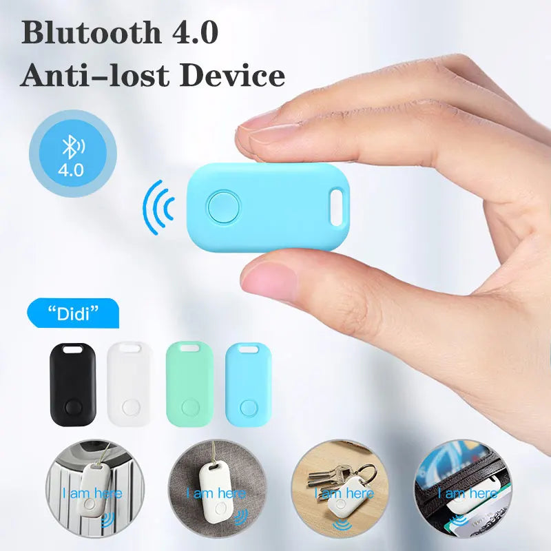 Mini GPS Tracker for Kid Dog Pets Key Finder Bluetooth Anti-Lost Alarm Smart Wireless Child Bag Wallet Finder Locator