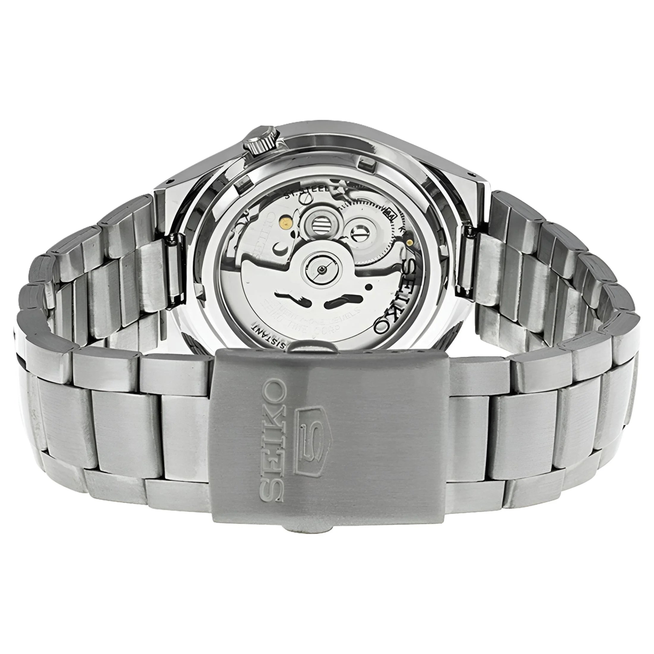 Seiko Men'S 5 Automatic SNK615K Blue Stainless-Steel Automatic Dress Watch