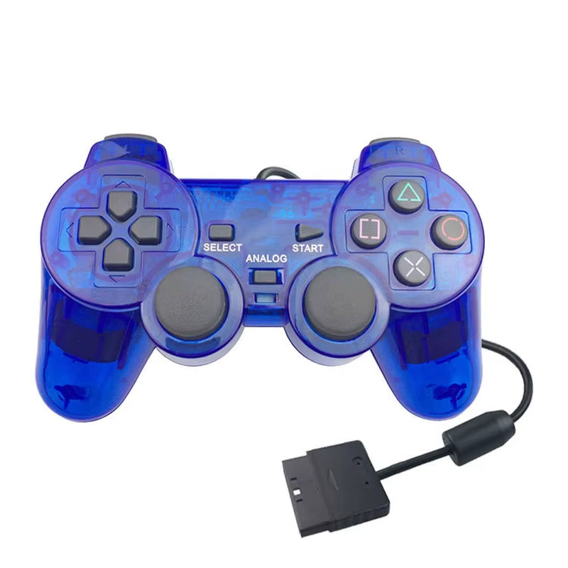 Wired Gamepad for Sony PS2 - 9 Color Options, Joystick Controller for Console Gaming Accessories