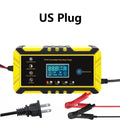 12V/24V 8A Full Automatic Battery Chargers Digital LCD Display Car Battery Chargers Power Puls Repair Chargers Wet Dry Lead Acid
