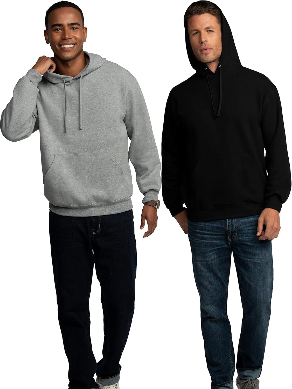 Fruit of the Loom Eversoft Fleece Full Zip Hoodie Sweatshirt