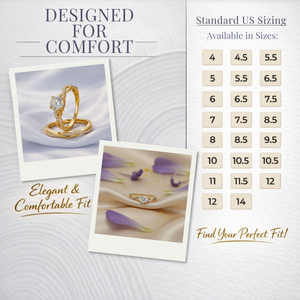 Queena Wedding Ring Set Anniversary Band Engagement Ring for Women Sterling Sterling Cz