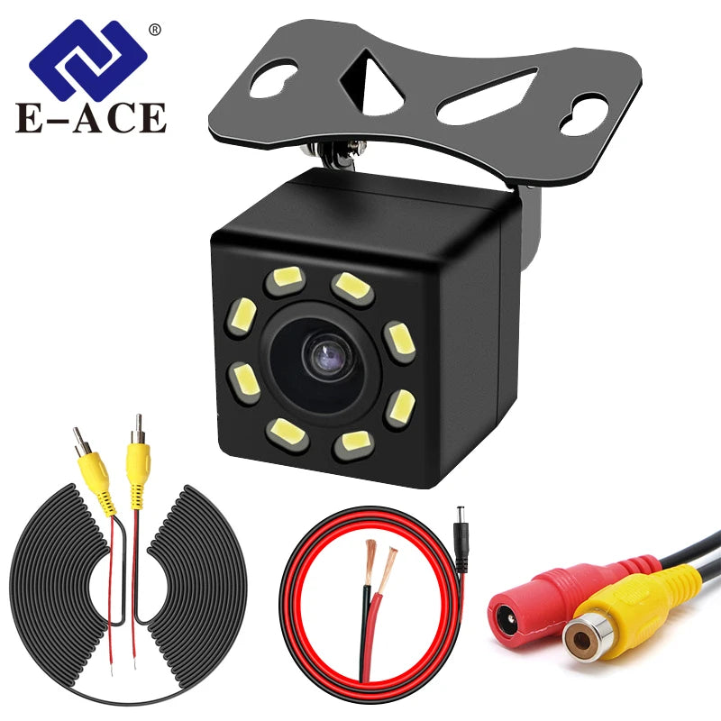 High-Definition Waterproof Rear Camera for Driving Recorders - 140° Wide Angle, Night Vision & Parking Monitoring