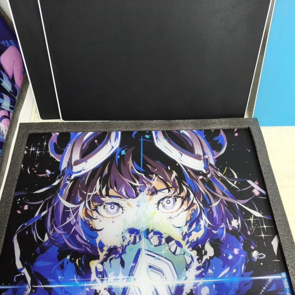 SORA Glass Gaming Mouse Pad - Smooth Frosted Surface for Ultimate Precision - Customizable Desk Mat for FPS and Office Use
